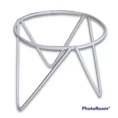 Suporte de Mesa Tripé para Vaso 14 Branco - JC JARDIM - comprar online