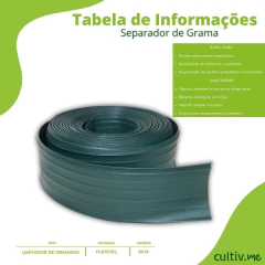Separador de Grama Sem Borda (6M) JAPI - comprar online