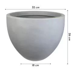 Vaso Paranoá (32x26) Antique Cimento VASART - comprar online