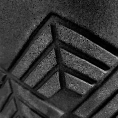 Imagem do Vaso Tribo Cilíndrico 55 (72L) Preto Ardosia JAPI