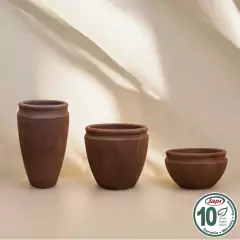 Vaso Antique Cilíndrico 32 (22L) Macchiato JAPI - comprar online