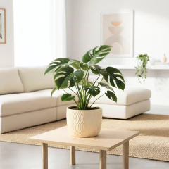 Vaso Cerâmica Mediterrâneo (15) Off White BURGUINA