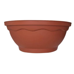 Vaso Cuia Rosa do Deserto (40X17X24) Cor Cerâmica RIQUEPLÁS