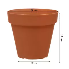 Imagem do Vaso Sampa (14x13 cm) Cor Terracota VASART