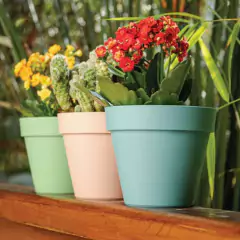 Imagem do Vaso Plástico Unique 16 (16X14cm) Cor Terracota JAPI