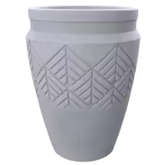 Vaso Tribo Cilíndrico 32 (21L) Cimento Queimado JAPI