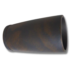 Vaso Cone Com Prato (35x55) Cor Café OVASO na internet