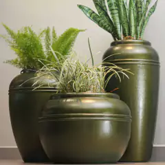 Vaso Persa Redondo 62 (76,1L) Cor Cerâmica NUTRIPLAN na internet