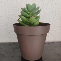 Vaso Sampa (14x13 cm) Cor Taupe VASART na internet