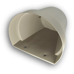 Vaso de Parede Bari (25X21) Cor Cinza Taupe OKLA na internet