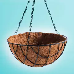 Vaso Suspenso em Fibra de Coco (25X12) TOP GARDEN - loja online