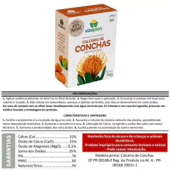 Fertilizante Mineral Misto Calcário de Conchas (1KG)VITAPLAN