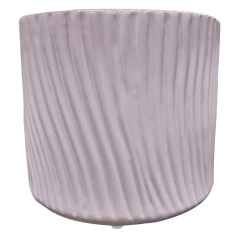 Vaso de Cerâmica Linha Mar (12) Lilás BURGUINA