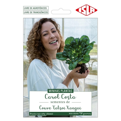 Sementes de Couve Tatsoi Xangai (Linha Carol Costa) ISLA
