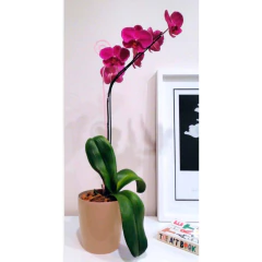 Vaso Orquídea (15x16cm) Malva Vintage VASART