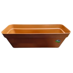 Jardineira BARI 50 (49,5X18,3) Cor Terracota OKLA - comprar online