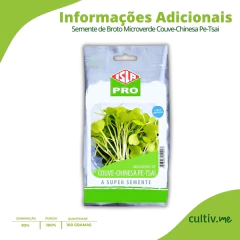 Sementes Broto Microverdes Couve Chinesa Pe-Tsai (100g) ISLA - comprar online
