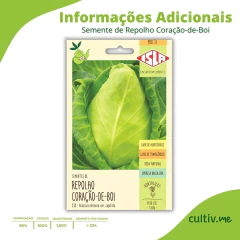 Sementes De Repolho Coração De Boi ISLA - comprar online