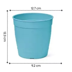 Vaso Aquarela com Prato 2,5 (1L) Azul NUTRIPLAN na internet