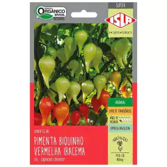 Sementes de Pimenta Iracema (Biquinho Vermelha)Orgânica ISLA