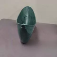 Vaso Canoa Stone M (1,5L) Verde Marmorizado INJEPLASTEC - loja online