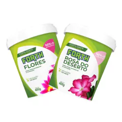 KIT Fertilizantes para Flores + Rosa do Deserto (400g) FORTH