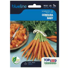 Sementes de Cenoura Baby Blueline TOPSEED