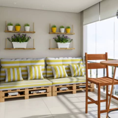 Vaso Sampa (16x14 cm) Branco VASART