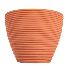 Vaso Cone Baixo Riscato 28 (18,5L) Cor Terracota VASAP na internet