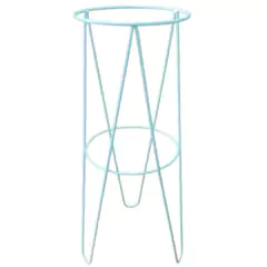 Suporte de Chão Tripé 60X22 (Bitola 6 mm) Branco JC JARDIM