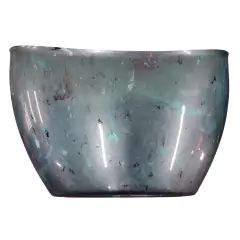 Vaso Canoa Stone M (1,5L) Verde Marmorizado INJEPLASTEC - comprar online