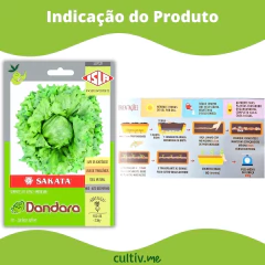 Semente de Alface Americana Dandara Super ISLA - Cultiv.me