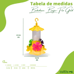 Bebedouro Beija-Flor (220ml) Cor Amarelo FORTH - comprar online