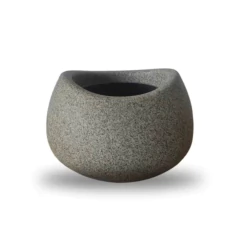 KIT Vaso Texturizado Oval (Cor Granito) NUTRIPLAN - Cultiv.me