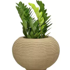 Imagem do Vaso Ondulado Redondo 26 (20L) Cor Granito NUTRIPLAN