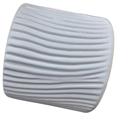 Imagem do Vaso de Cerâmica Linha Mar (15) Branco BURGUINA