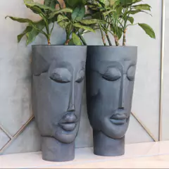 Vaso Face Homem Totem 85 (80L) Grafite NUTRIPLAN na internet