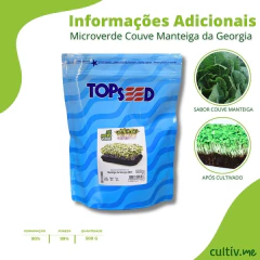 Sementes Microverde Couve Manteiga da Georgia (500g) TOPSEED - comprar online