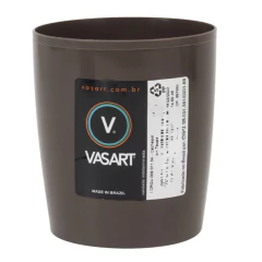 Vaso Orquídea (15x16cm) Cor Taupe VASART - comprar online