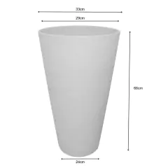 Imagem do Vaso Europa Cônico 33 (37L) Cor Cimento JAPI