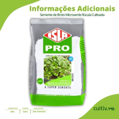 Sementes Microverdes Rúcula Cultivada (500g) ISLA - comprar online