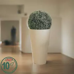 Vaso Europa Cônico 33 (37L) Cor Cimento JAPI - comprar online
