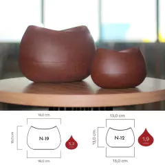 KIT Vaso Texturizado Oval (Cor Ferrugem) NUTRIPLAN na internet