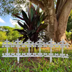 Cerquinha Plástica com Encaixe (90X38cm) Branca TOP GARDEN - Cultiv.me