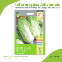 Sementes de Almeirão de Cabeça Pão de Açúcar Super ISLA - comprar online