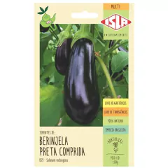 Sementes Berinjela Preta Comprida Isla