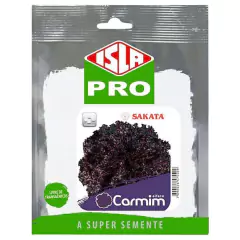 Sementes de Alface Carmim Crespa Peletizada (1000un) ISLA
