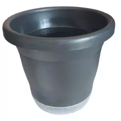 Vaso Milano Prato Anti-Dengue (G-35x30) Preto RIQUEPLÁS - comprar online