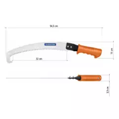 Serrote de Poda com Gancho 12,5 Pol. Aço (320 mm) TRAMONTINA - Cultiv.me