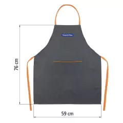 Avental para Jardinagem em Poliéster (Cinza) TRAMONTINA - comprar online